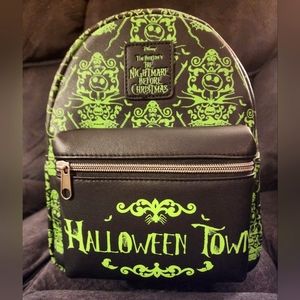 Loungefly The Nightmare Before Christmas Halloween Town Mini Backpack